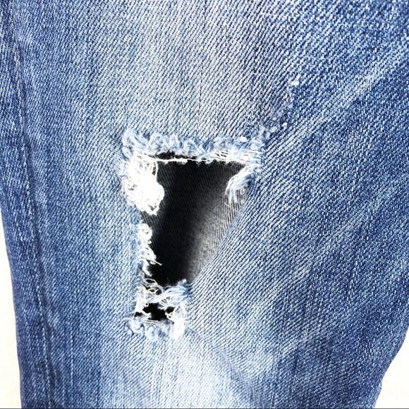 Madewell Women Skinny Distressed Jean Size 24 Mid Rise Super Cute Distressed - Picture 6 of 7